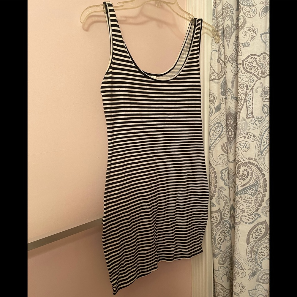 Striped tank dress